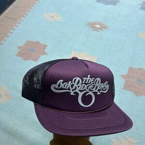 Vintage trucker hat mesh cap oak ridge boys spell out logo country music snap